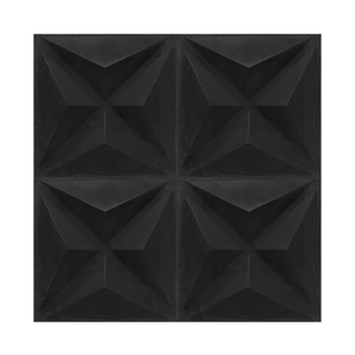 3D Estrella Black 10x10"