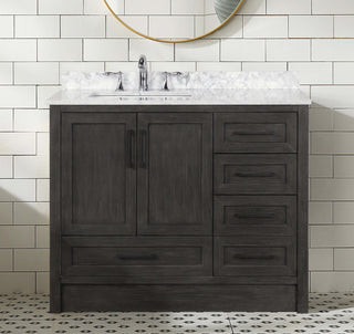 Huntington 42" Bathroom Vanity Weathered Gray