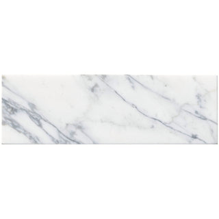 Firenze Calacatta Polished Marble Wall and Floor Tile 4 x 12