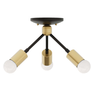 Alhambra - Three Light Semi Flush Fixture