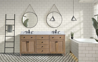 Annie 72" Bathroom Vanity Weathered Fir