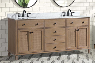 Annie 72" Bathroom Vanity Weathered Fir