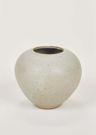 Rose Bowl Vase in Pistachio Glaze by Bob Dinetz- 6"