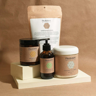 Ayurvedic bath set