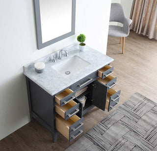 Danny 42" Bathroom Vanity Maple Grey