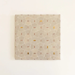 Dust, Moroccan Pink & Oro inserts - Moroccan Zellige Mosaic by Tilesofezra