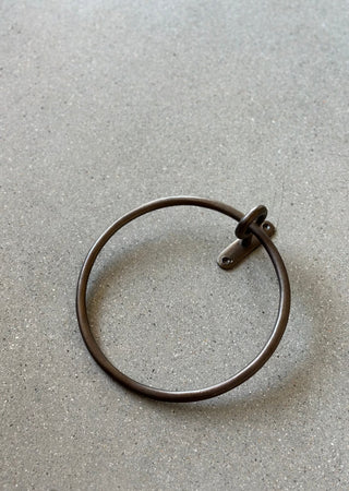 Towel Ring Forme N°13, Bronze