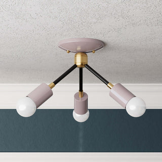 Alhambra - Three Light Semi Flush Fixture