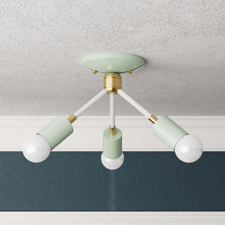 Alhambra - Three Light Semi Flush Fixture