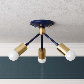 Alhambra - Three Light Semi Flush Fixture