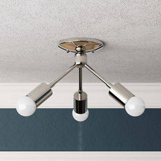 Alhambra - Three Light Semi Flush Fixture