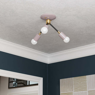 Alhambra - Three Light Semi Flush Fixture