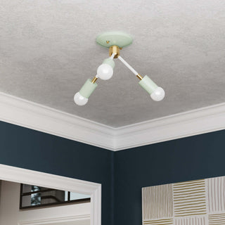 Alhambra - Three Light Semi Flush Fixture