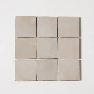 Oat Zellige 4"x4" by Tilesofezra