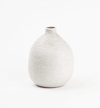 Distressed Terracotta Vase with Glaze