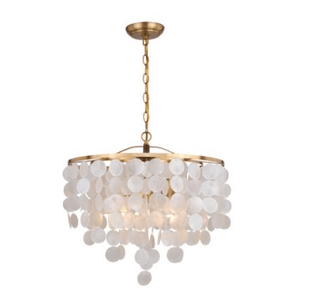 Capiz Shell 3 Light Chandelier