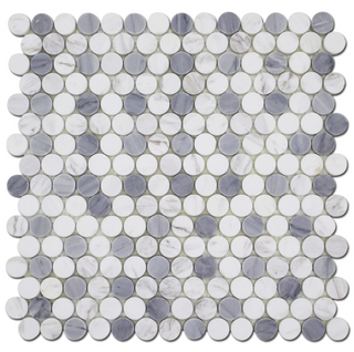 Penny Round Mosaic Tile Collection