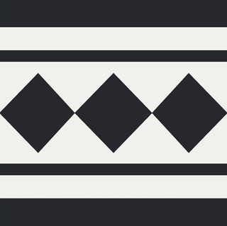 RITZ Border 8"x8" Cement Tile