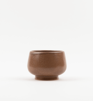 Stoneware Footed Bowl - Brown