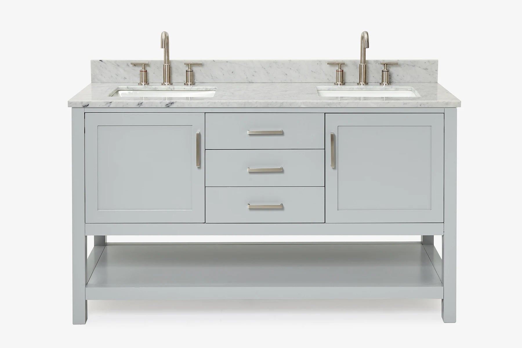 Alicante' 39.5 Single Vanity Cabinet, Glossy White, Radiant Gold – The  Lifestyle Lab