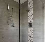 Black and White Pebbles Mosaic Tile