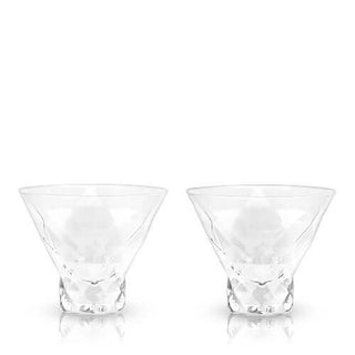 Gem Crystal Martini Glasses Set of 2