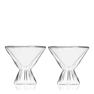 Double Walled Martini Glasses