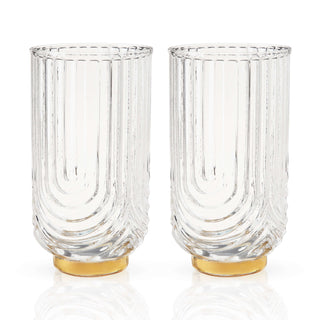 Gatsby Highball Glasses Set of 2