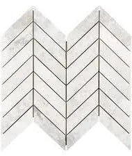 Bianco Dolomite Chevron 