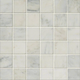 Arabescato Carrara Marble Mosaic Tile 2x2