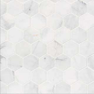 Calacatta Cressa 2" Hex Honed