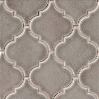 Dove Gray Arabesque Tile 