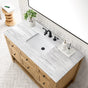 Breckenridge 48" Vanity Set in Light Natural Oak with Marble Top