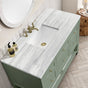 Breckenridge 48" Vanity Sage Green with Arctic Falls Quartz Countertop