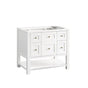 36" Vanity Bright White Cabinet Only No Top